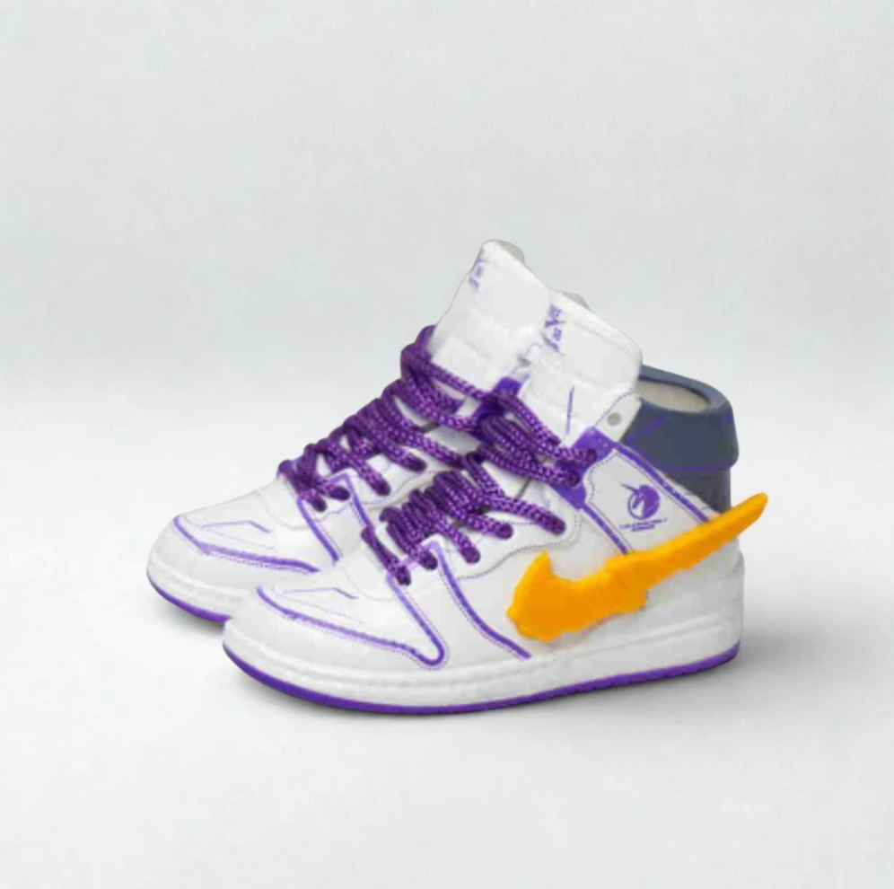 Labubu Dunk High Unicorn White And Purple Inspired Miniature Sneakers 3 Labubu Dunk High Unicorn White And Purple Inspired Miniature Sneakers