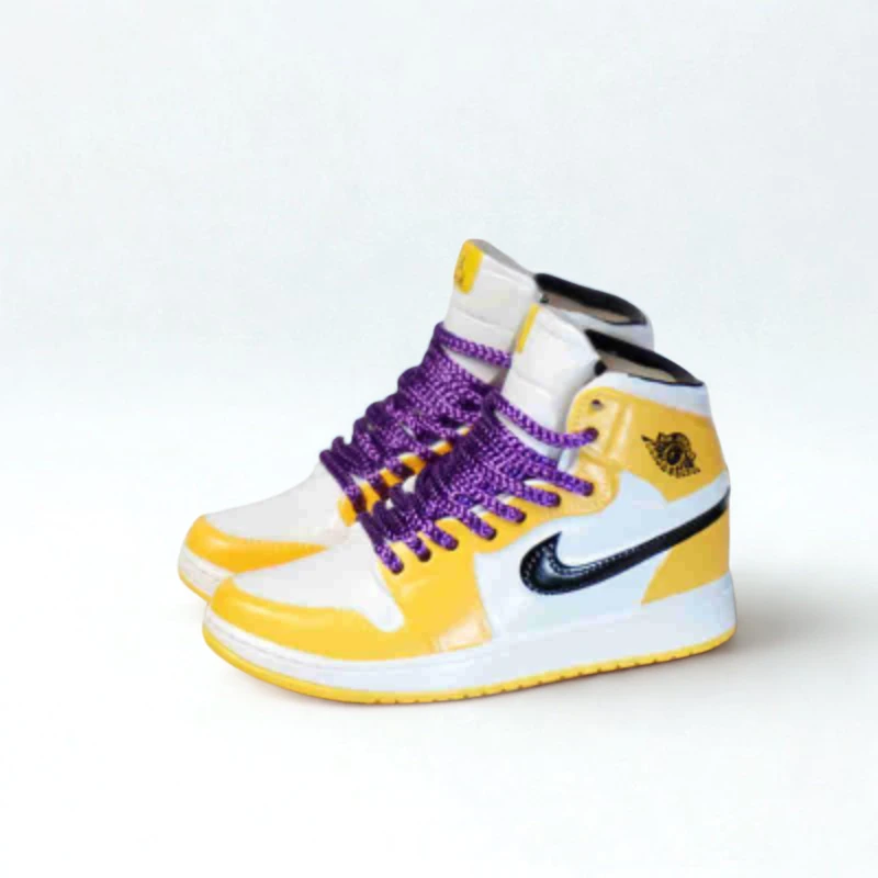 Labubu Jordan 1 Lakers High Inspired Sneakers 3 Labubu Jordan 1 Lakers High Inspired Sneakers