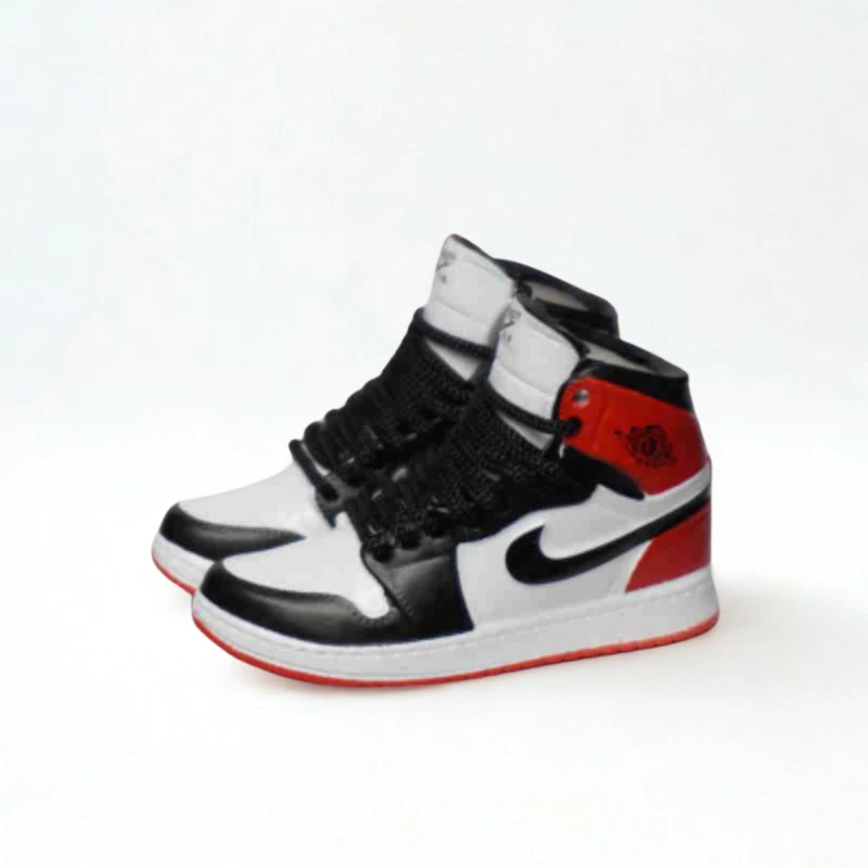 Labubu Jordan 1 Retro High OG Black Toe Inspired Miniature Sneakers 3 Labubu Jordan 1 Retro High OG Black Toe Inspired Miniature Sneakers