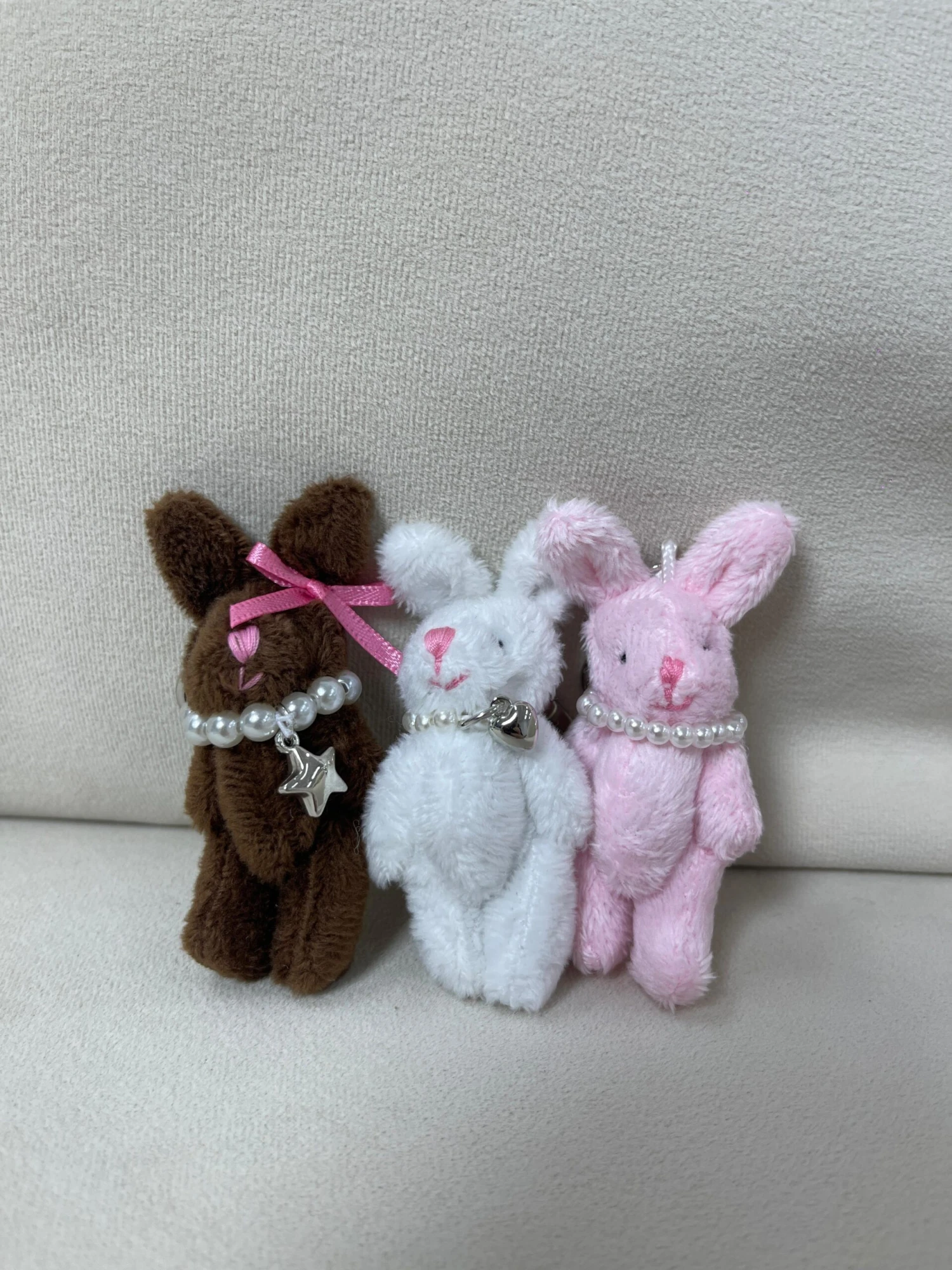 Snuggly Bunny Bag Charm 2 Snuggly Bunny Bag Charm