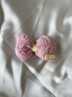 Labubu Sweet Tweed Set - Pink Overalls & Matching Bow Accessory (17cm) -Bobby Sales A1B81DAC 4973 44EF B671 F0C124D2A52F