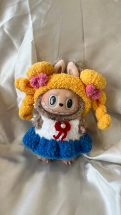 Labubu Magical Girl Costume Set - Sailor Style Outfit (17cm)