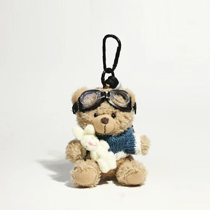 Bunny-Holding Aviator Teddy Bag Charm 3 Bunny-Holding Aviator Teddy Bag Charm