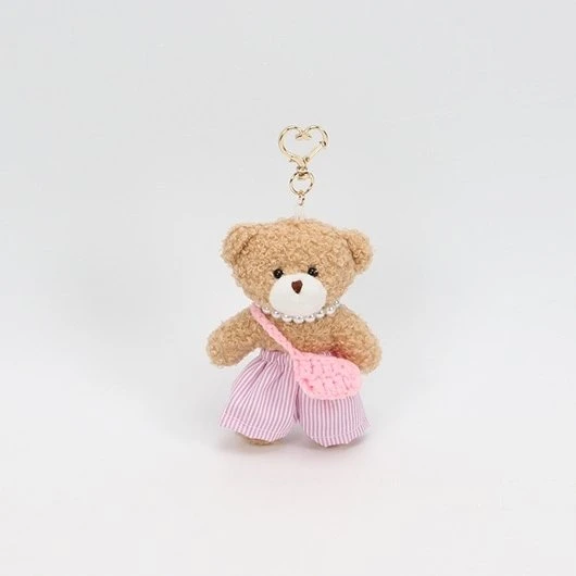Charming Pastel Teddy Bear Bag Charm Collection 6 Charming Pastel Teddy Bear Bag Charm Collection - Image 4
