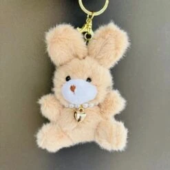 Luxe Bunny Plush Bag Charm -Bobby Sales IMG 6358 transformed