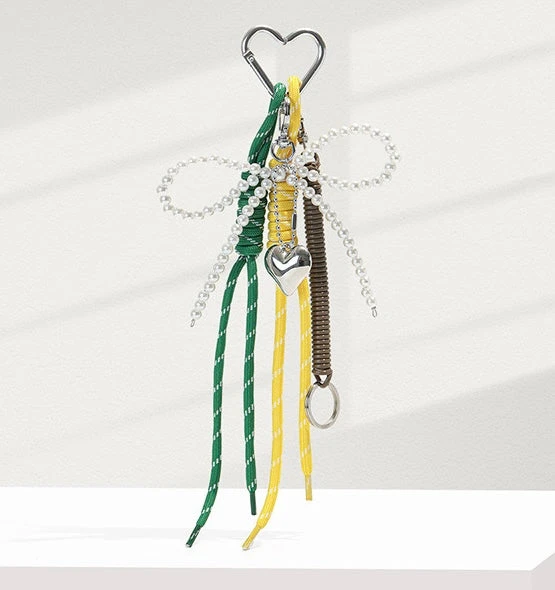 Whimsical Heart Cord Bag Charm 6 Whimsical Heart Cord Bag Charm - Image 4