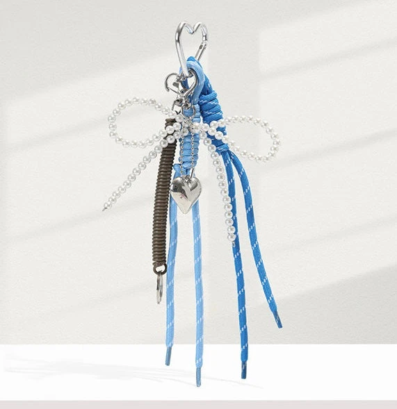 Whimsical Heart Cord Bag Charm 5 Whimsical Heart Cord Bag Charm - Image 3