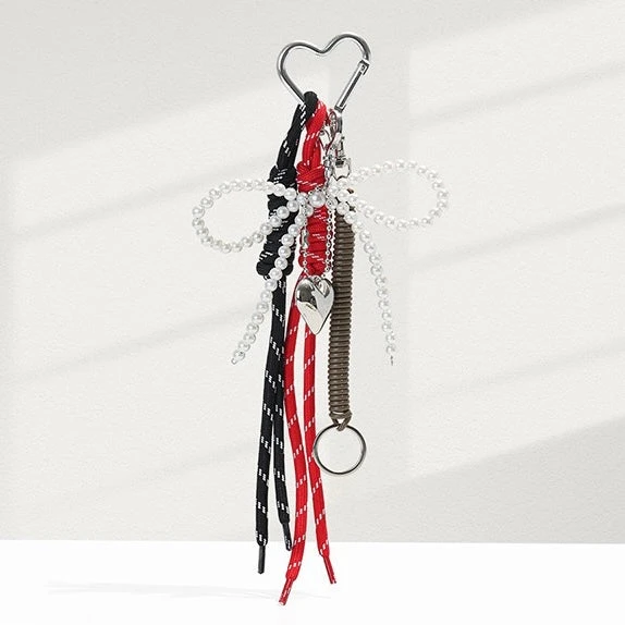 Whimsical Heart Cord Bag Charm 4 Whimsical Heart Cord Bag Charm - Image 2