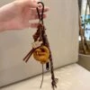 Artisanal Pretzel Leather Bag Charm 2 Artisanal Pretzel Leather Bag Charm -Bobby Sales IMG 6581