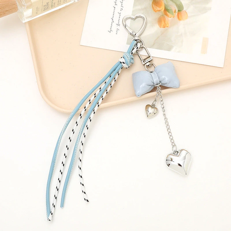 Bow & Heart Bag Charm 8 Bow & Heart Bag Charm - Image 6