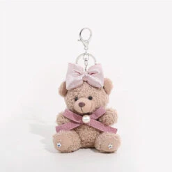 Glamour Girl Teddy Bag Charm