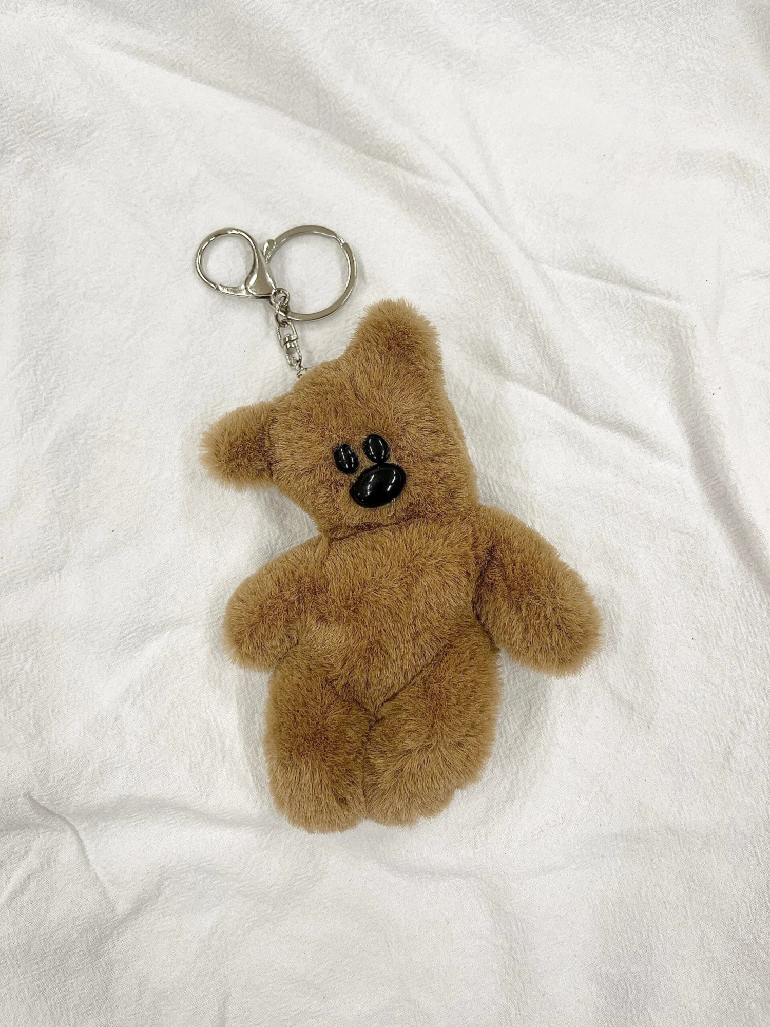 Fluffy Teddy Bag Charm - 4-in-1 Versatile Styles 6 Fluffy Teddy Bag Charm - 4-in-1 Versatile Styles - Image 4