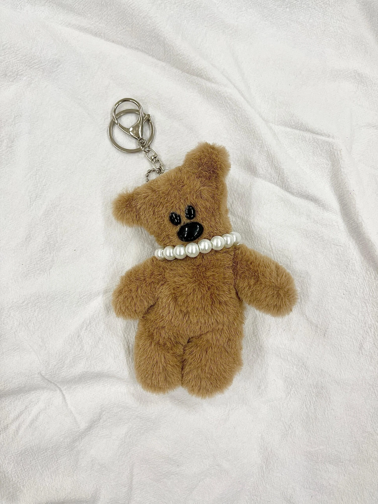 Fluffy Teddy Bag Charm - 4-in-1 Versatile Styles 5 Fluffy Teddy Bag Charm - 4-in-1 Versatile Styles - Image 3