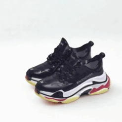 Labubu Designer Triple S Miniature Sneakers - Black Multicolor