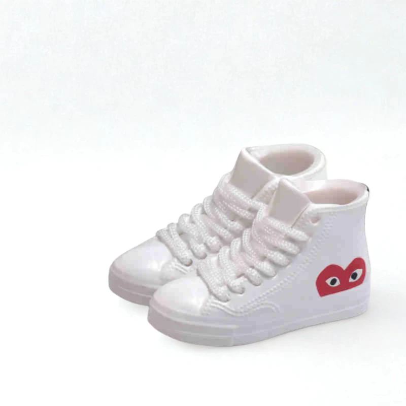 Labubu Converse CDG Inspired Miniature High Top Sneakers 3 Labubu Converse CDG Inspired Miniature High Top Sneakers