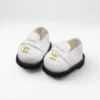 Labubu Designer Loafers - White With Gold Emblem 2 Labubu Designer Loafers - White With Gold Emblem -Bobby Sales chanelwhiteshoes