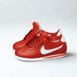 Labubu Red Cortez Inspired Miniature Sneakers - Classic Runner Edition