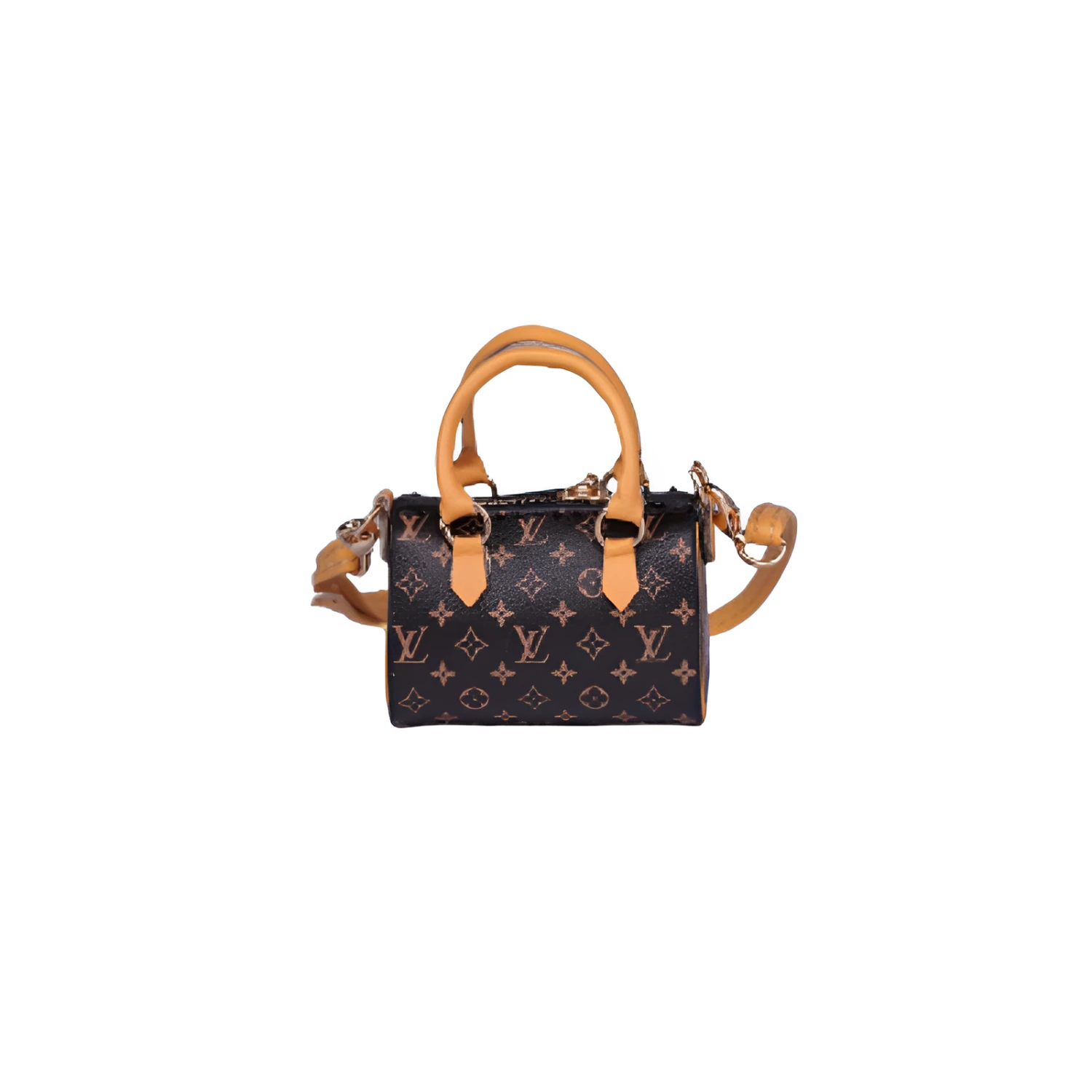 Labubu Mini Speedy Bag - L.V. Monogram Inspired Collection 4 Labubu Mini Speedy Bag - L.V. Monogram Inspired Collection - Image 2