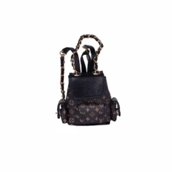 Labubu Miniature Designer Backpack - L.V. Palm Springs Inspired